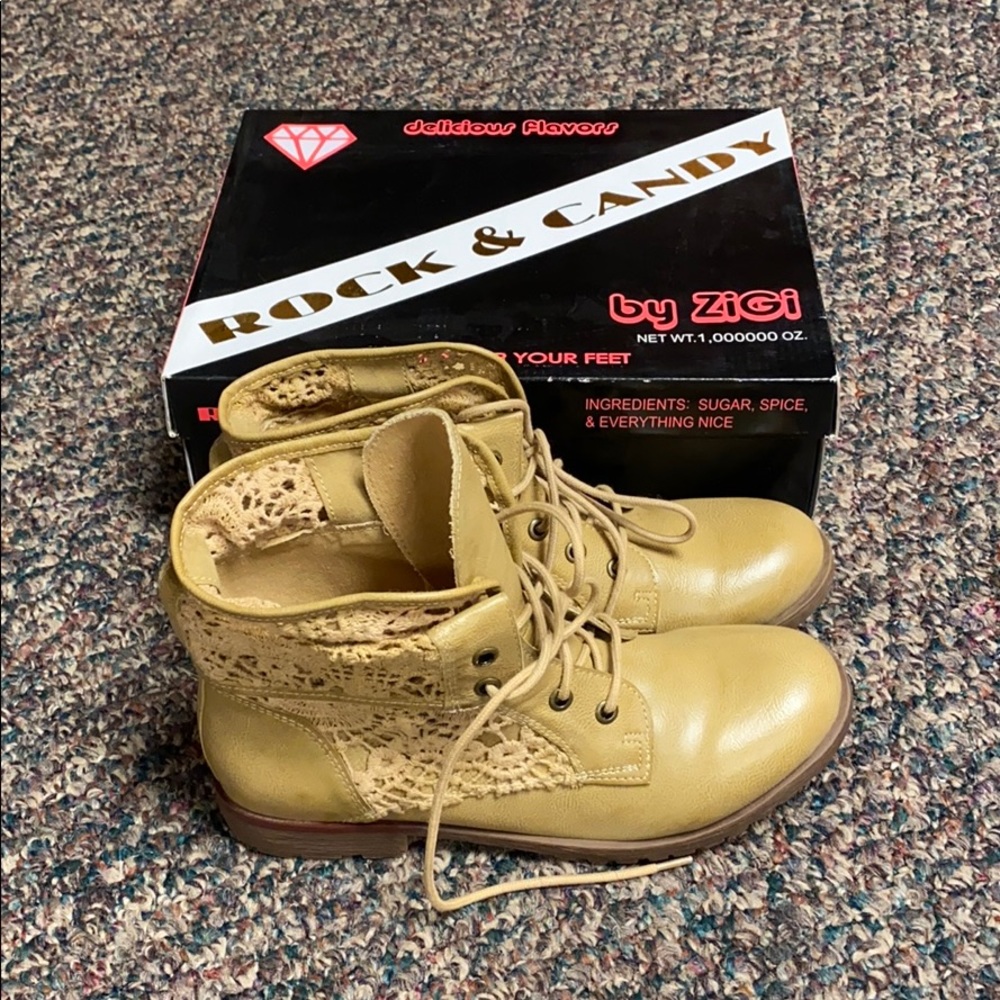 Rock & Candy Combat Boots